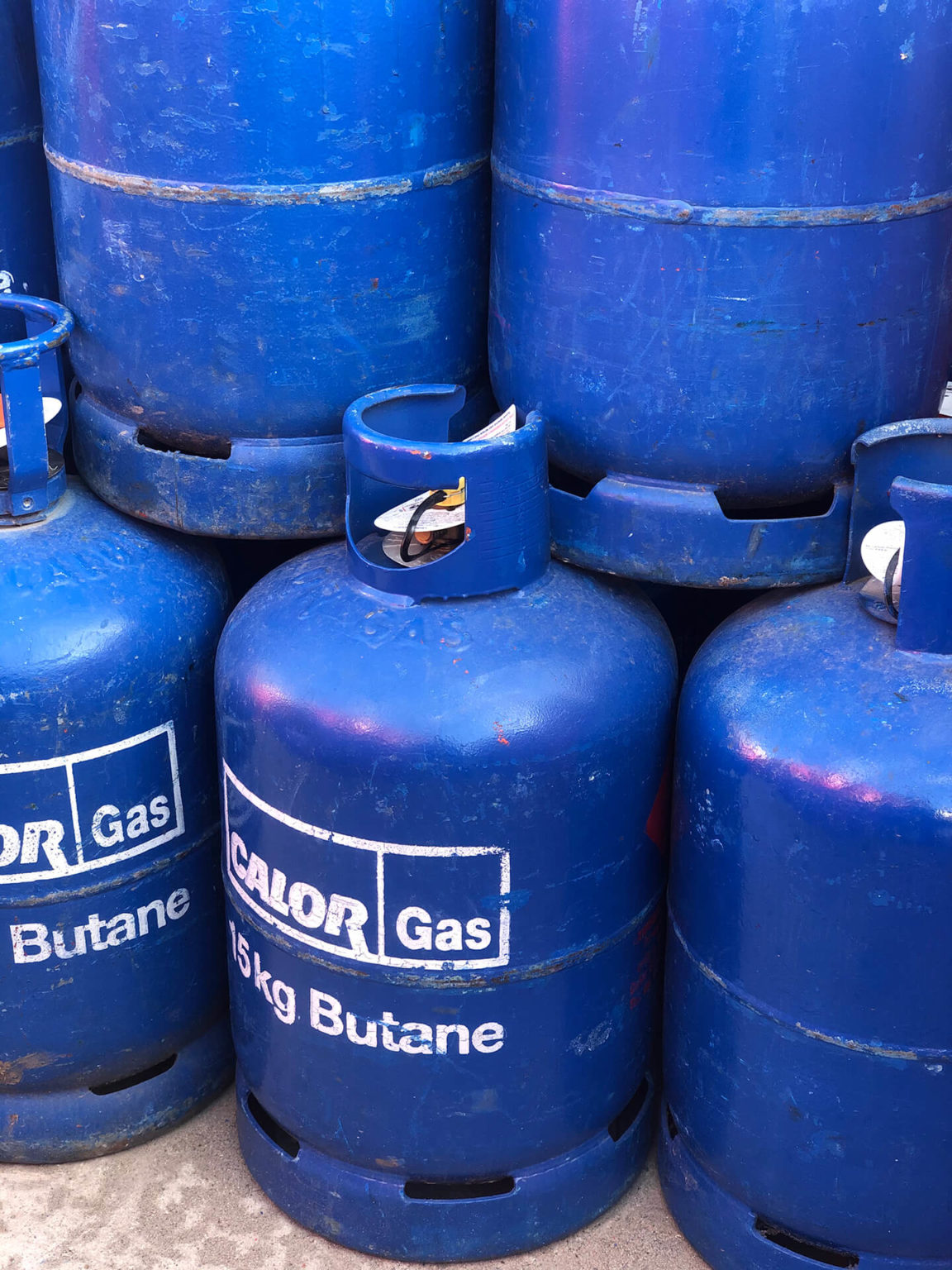 Gas Bottles Sheppey Caravans FREE DELIVERY on Sheppey