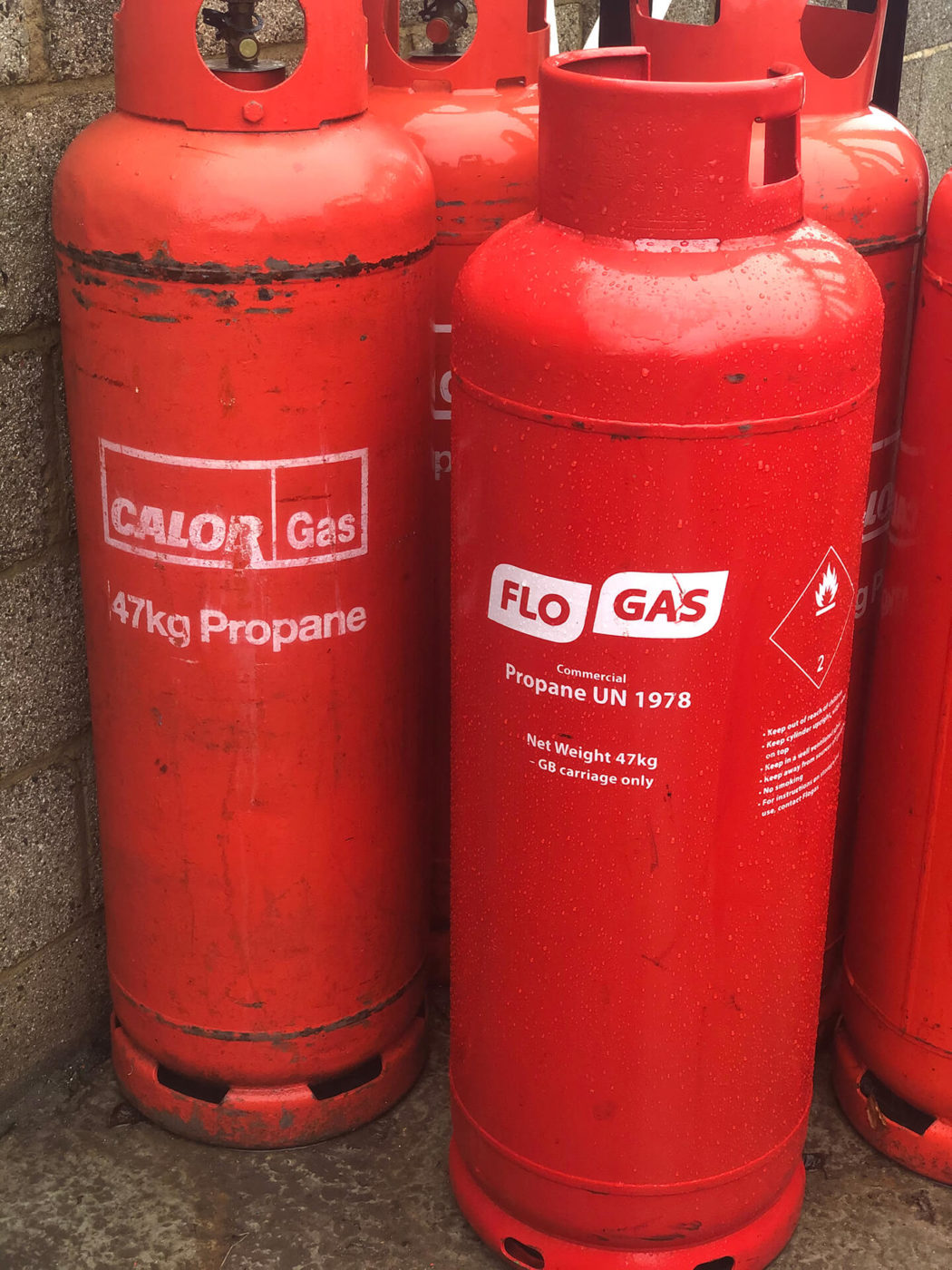 Gas Bottles Sheppey Caravans FREE DELIVERY on Sheppey